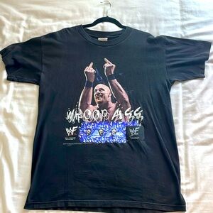 Vintage WWF Stone Cold Steve Austin “Whoop Ass” tee
